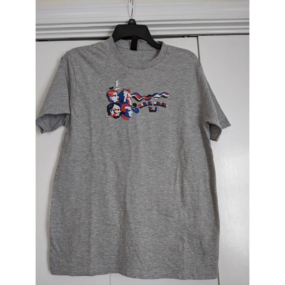 MAGICAL History Tour Presidents Tshirt Gray Size Small Short Sleeve
